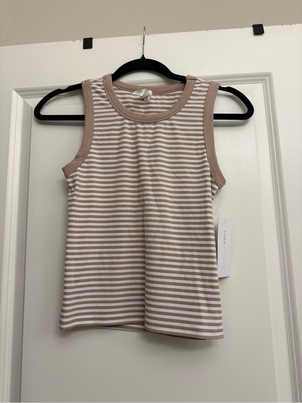 NWT Yogalicious Rib Cambria Tank Top